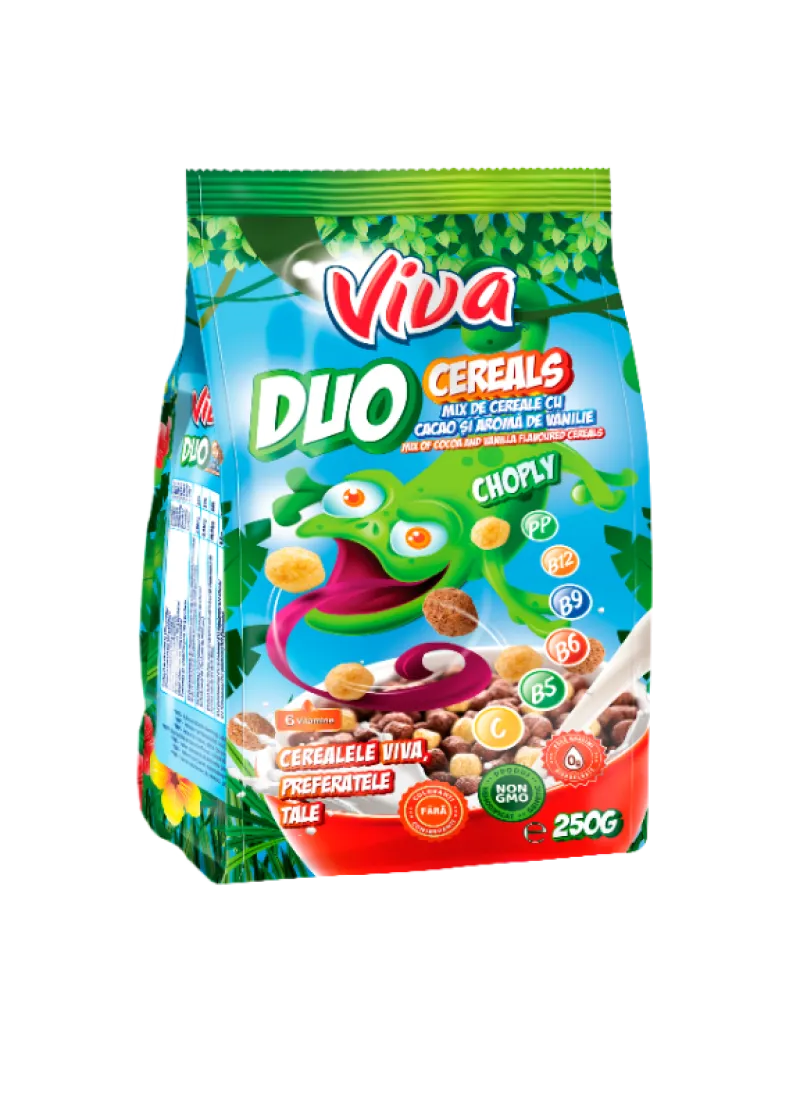 Viva kakaós és vanília ízű gabonagolyó mix - Scandic Royal Kft.