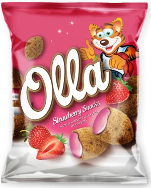 Olla töltött gabona snack, epres - Scandic Royal Kft.